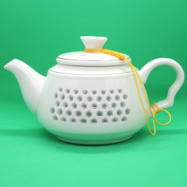 Фарфоровый чайник «Золотая нить», объем 220 мл.